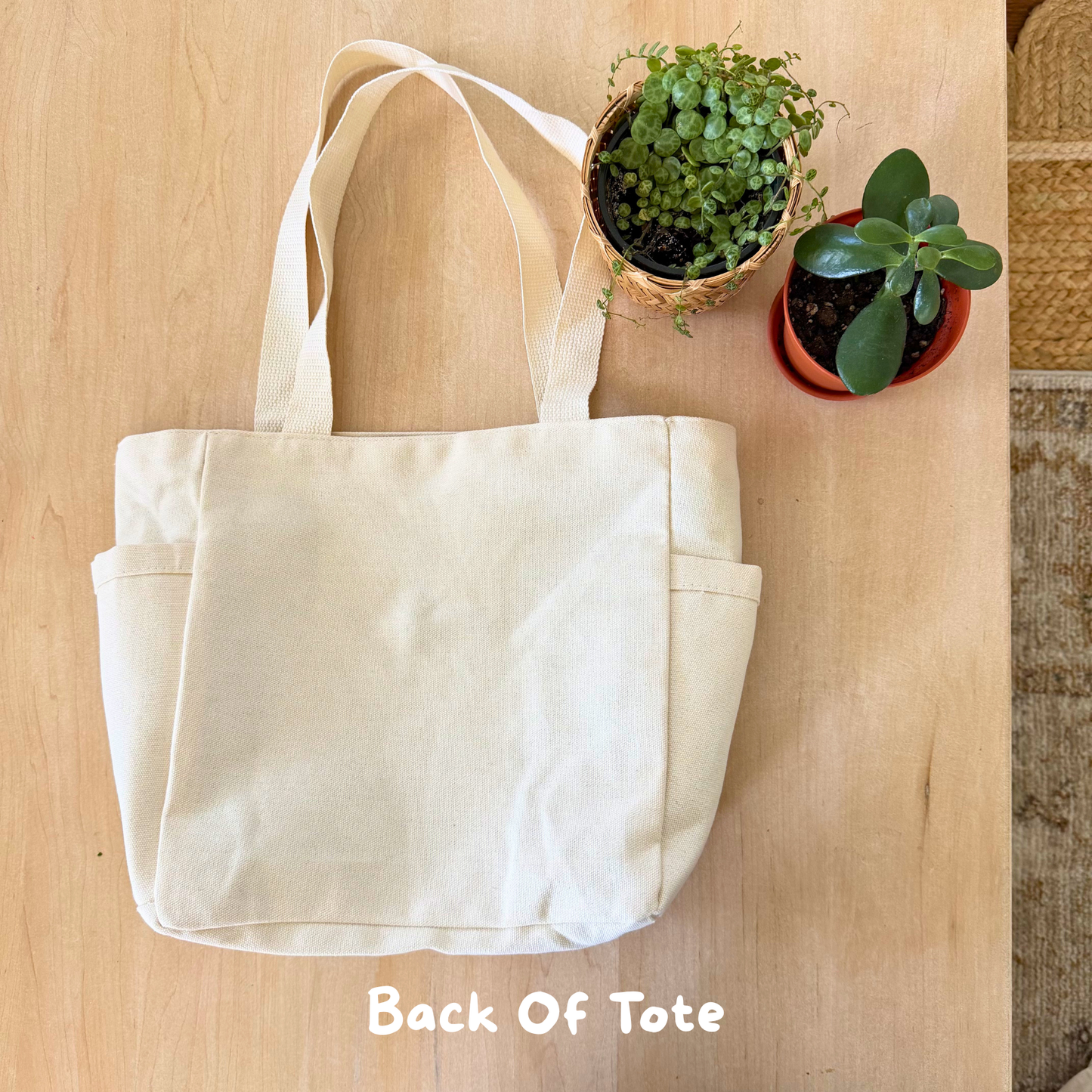 Books & Coffee 3 Pocket Tote