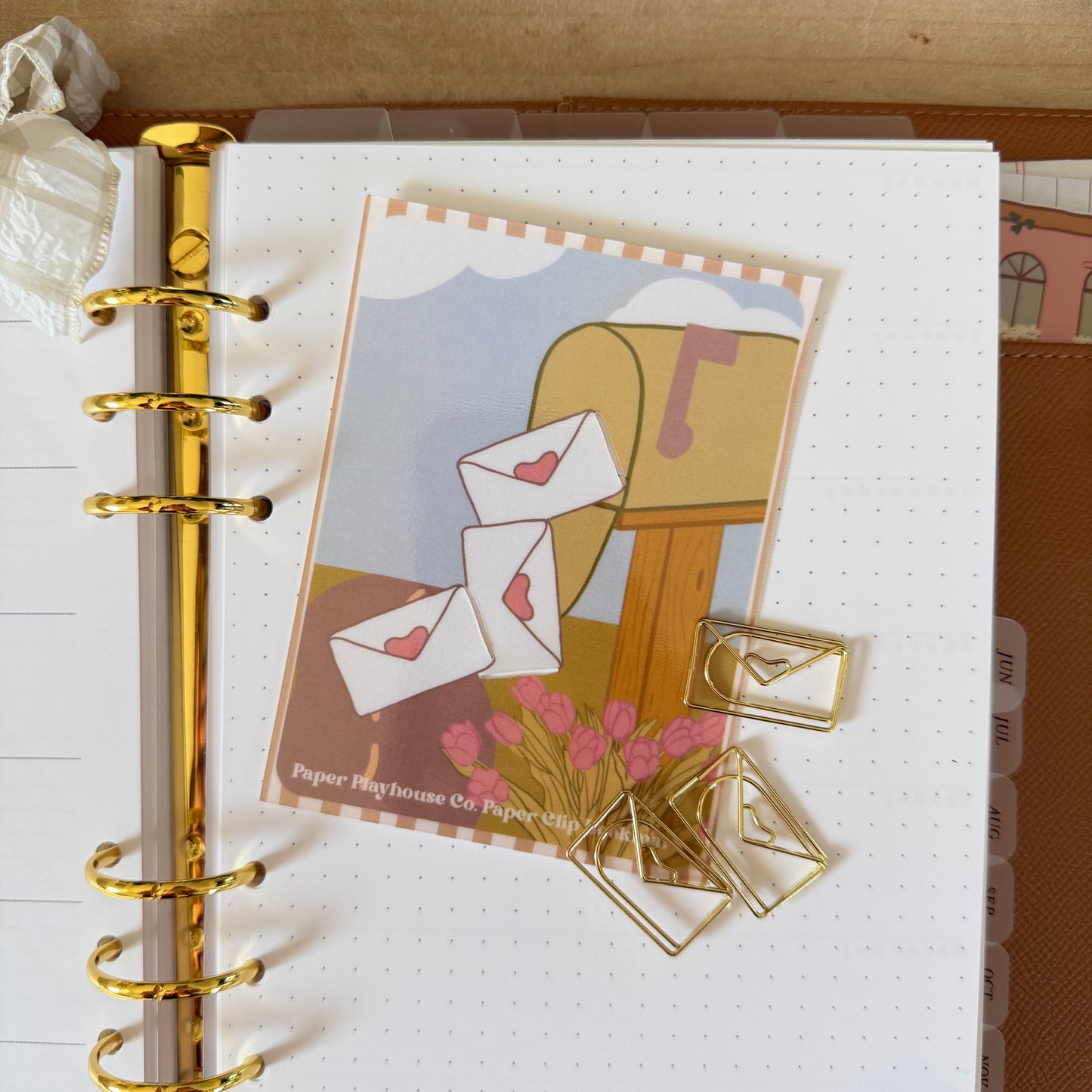 Snail Mail Paper Clip Bookmark