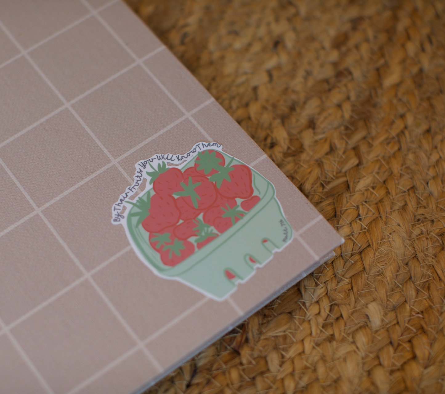 By Their Fruits Die Cut Sticker