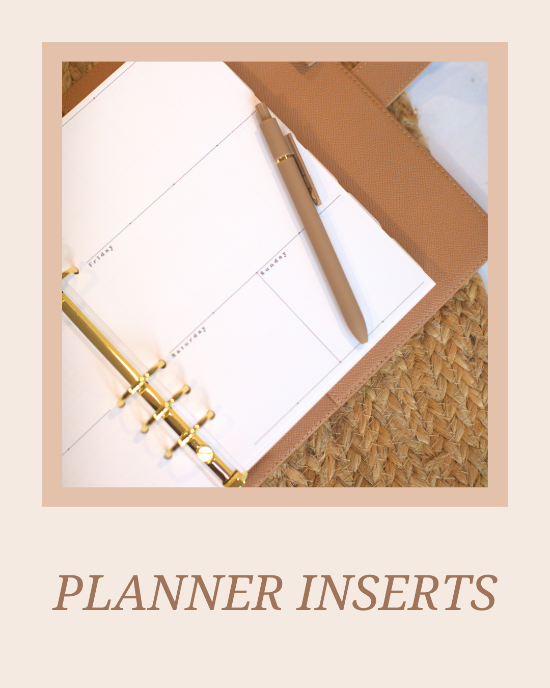 Planner Inserts