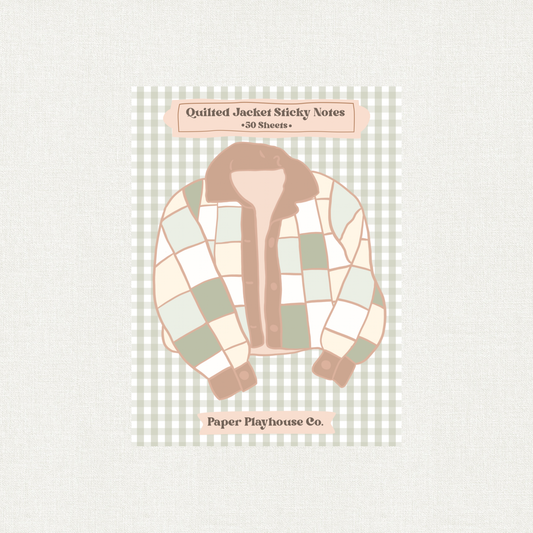 Quilted Jacket Sticky Notes