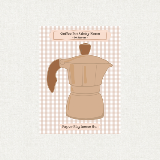 Coffee Pot Sticky Notes
