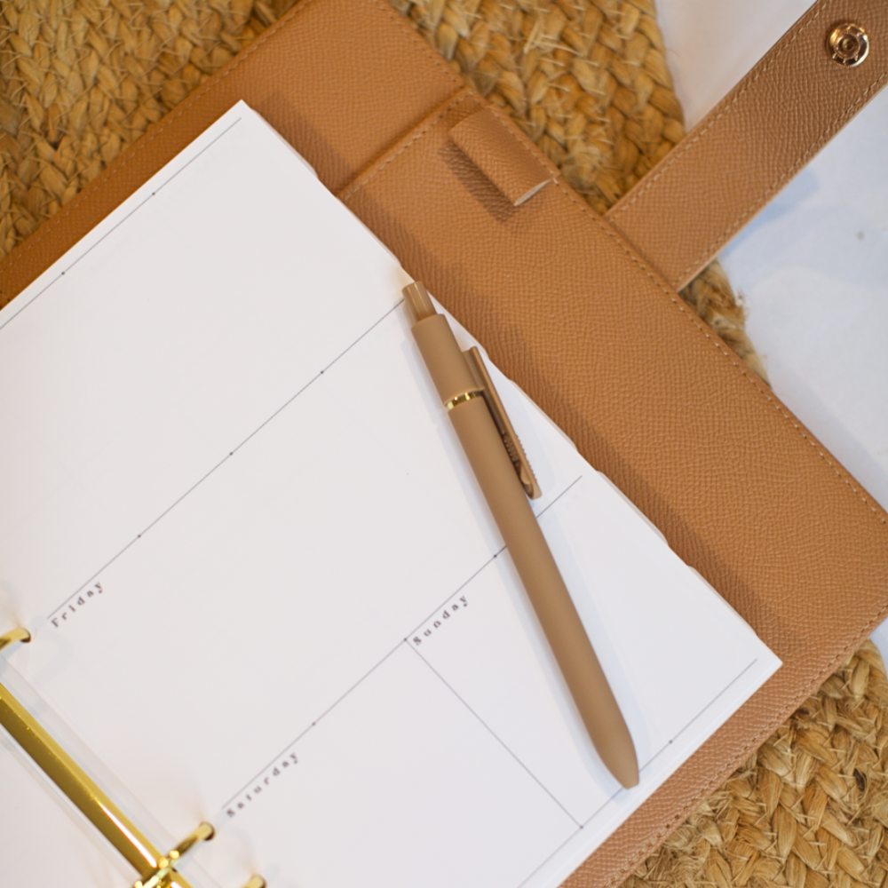 Latte A5 Planner Cover