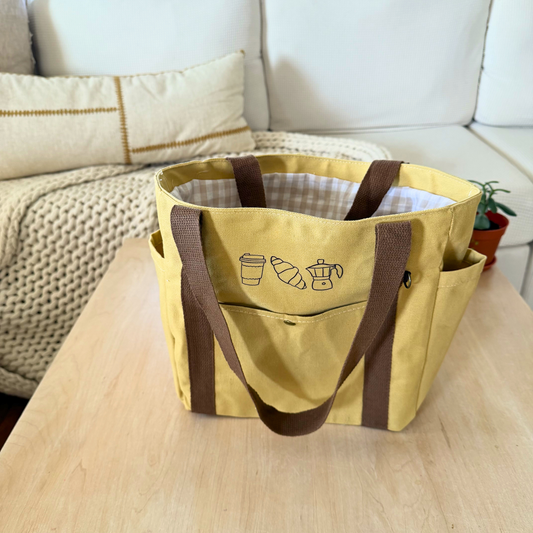 Cafe 3 Pocket Tote