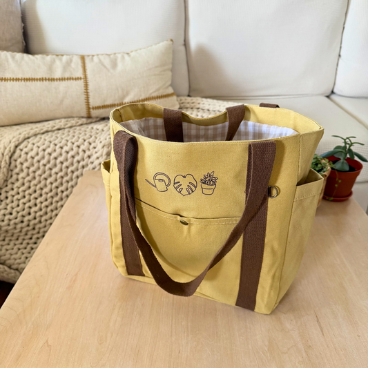 Plant Lady 3 Pocket Tote