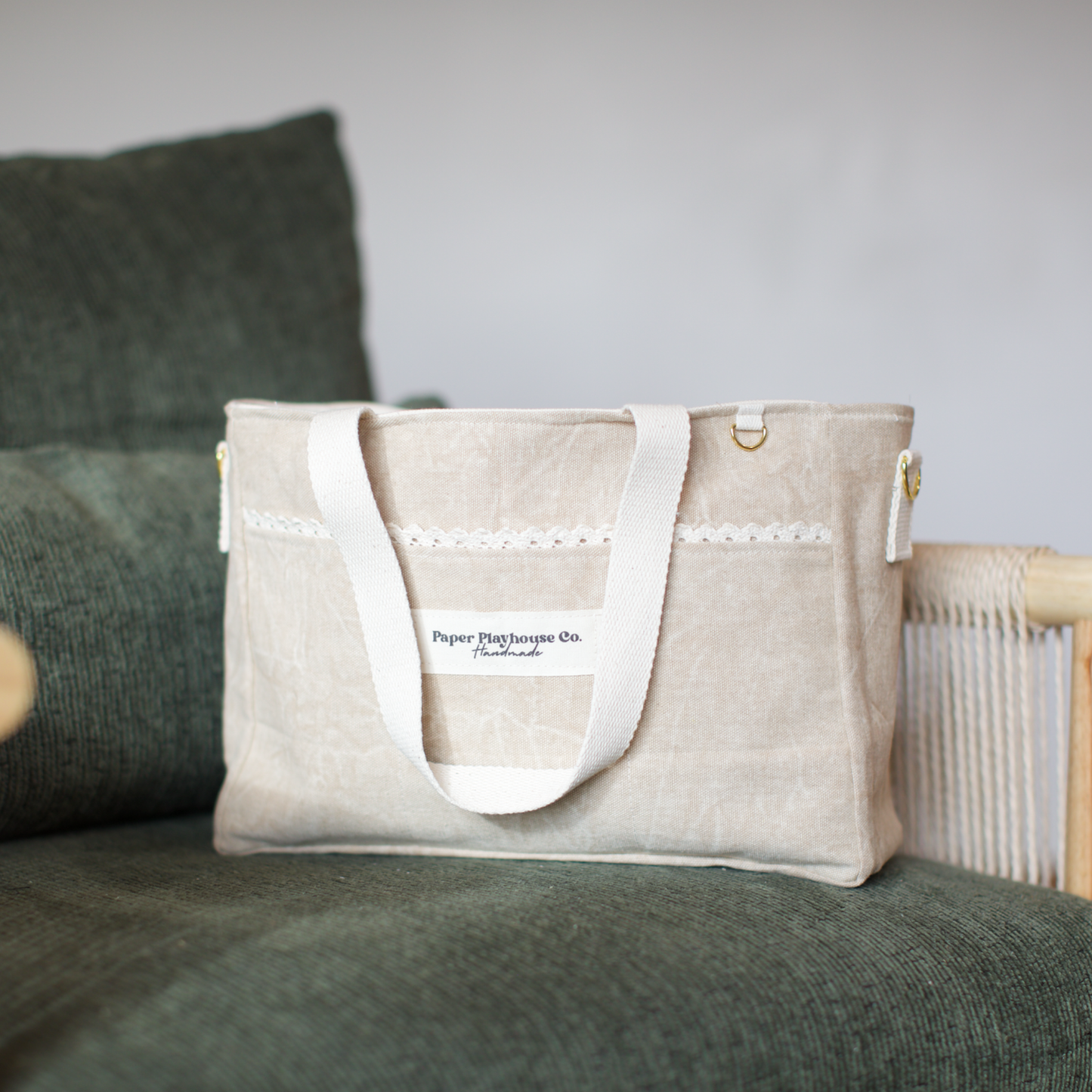 Oat Planner/Journaling Caddy Tote