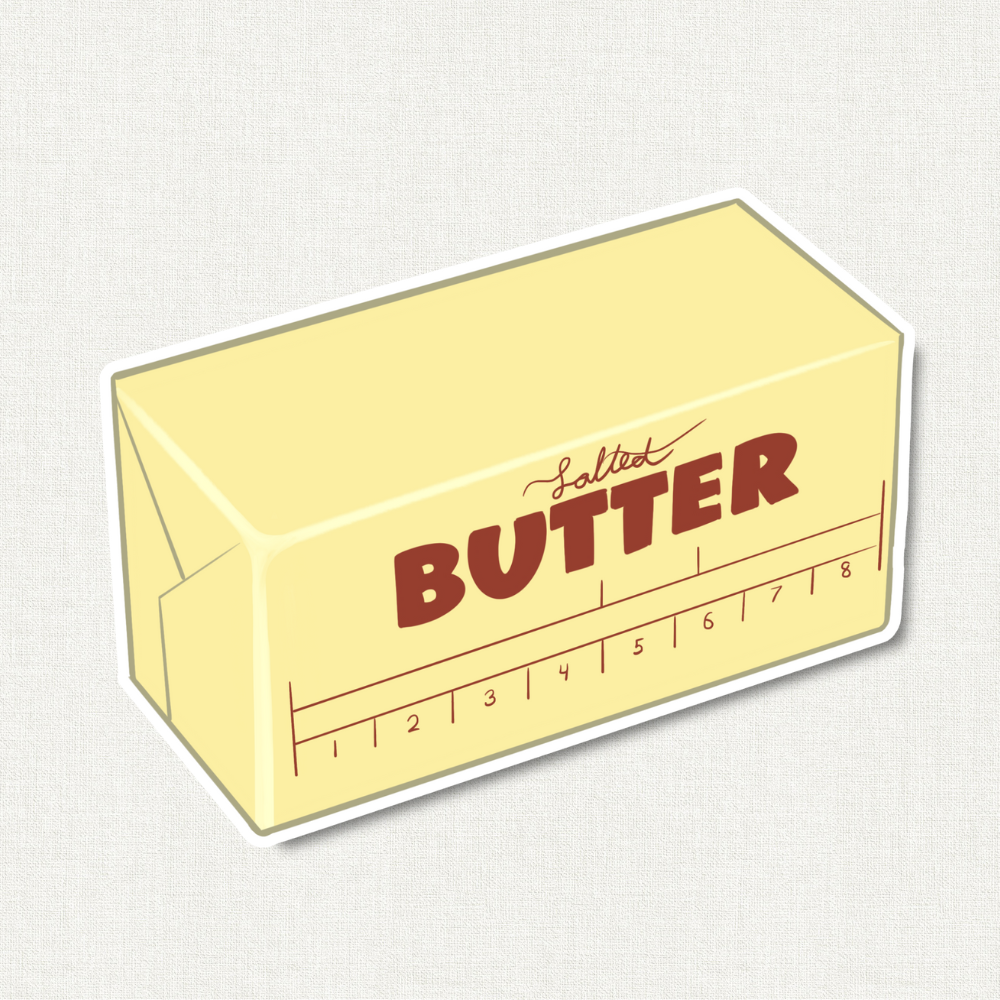 Stick Of Butter Die Cut Sticker