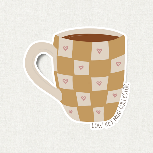 Mug Collector Die Cut Sticker