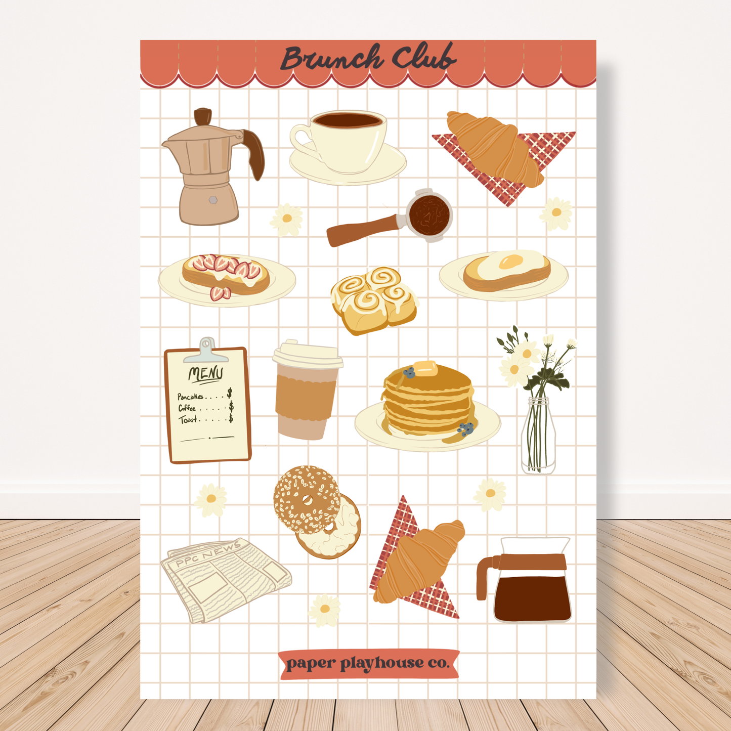 Brunch Club Sticker Sheet