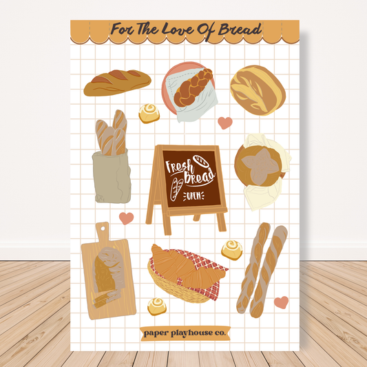 For The Love Of Bread Sticker Sheet