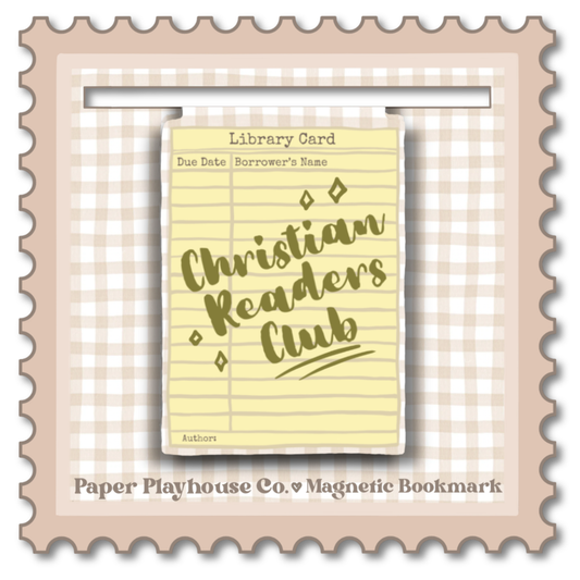 Christian Readers Club Magnetic Bookmark
