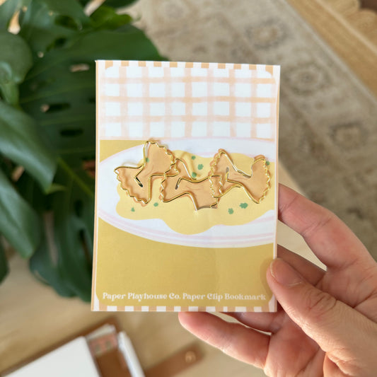 Pasta Paper Clip Bookmark