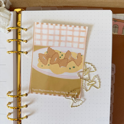 Pasta Paper Clip Bookmark