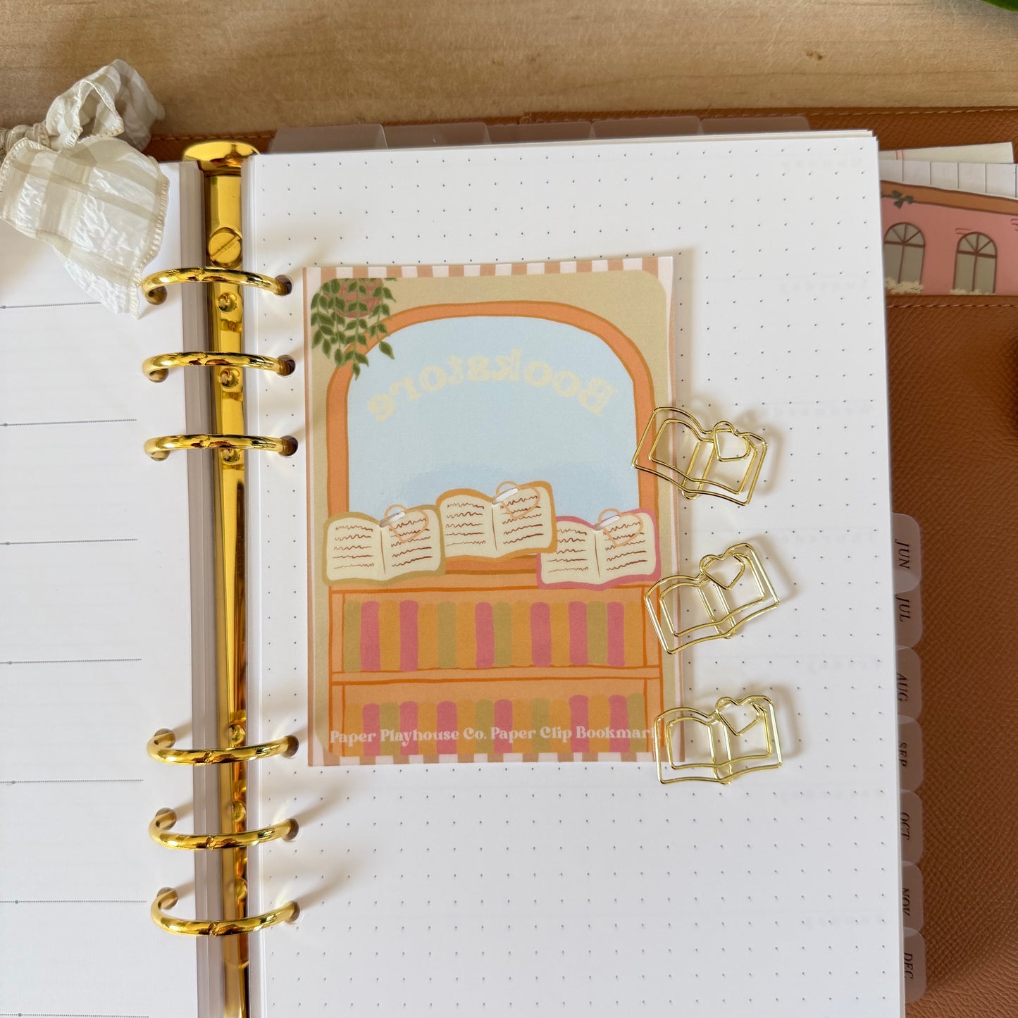 Bookstore Paper Clip Bookmark