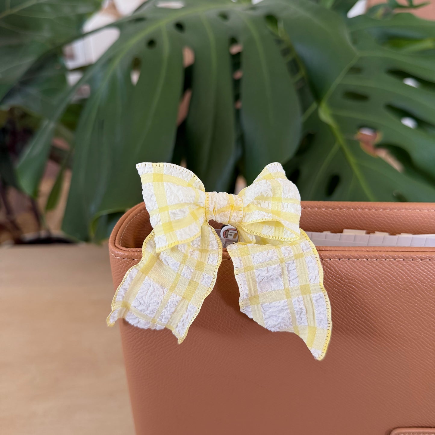 Yellow Bow Bookmark