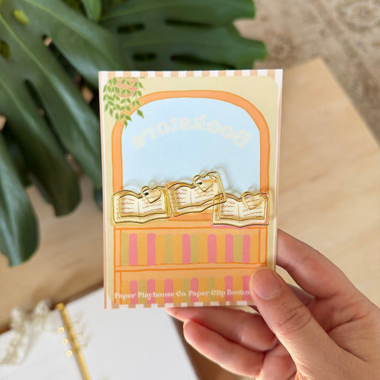 Bookstore Paper Clip Bookmark