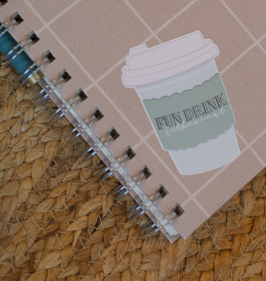 Fun Drink Enthusiast Die Cut Sticker