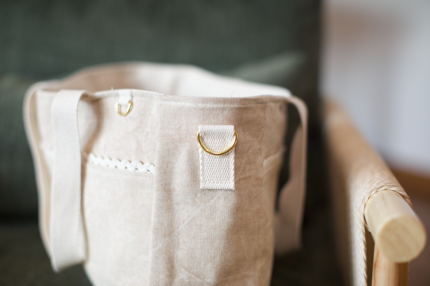 Oat Planner/Journaling Caddy Tote