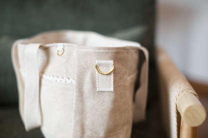 Oat Planner/Journaling Caddy Tote