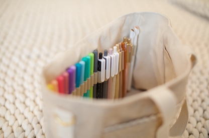 Oat Planner/Journaling Caddy Tote