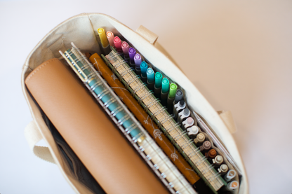 Oat Planner/Journaling Caddy Tote