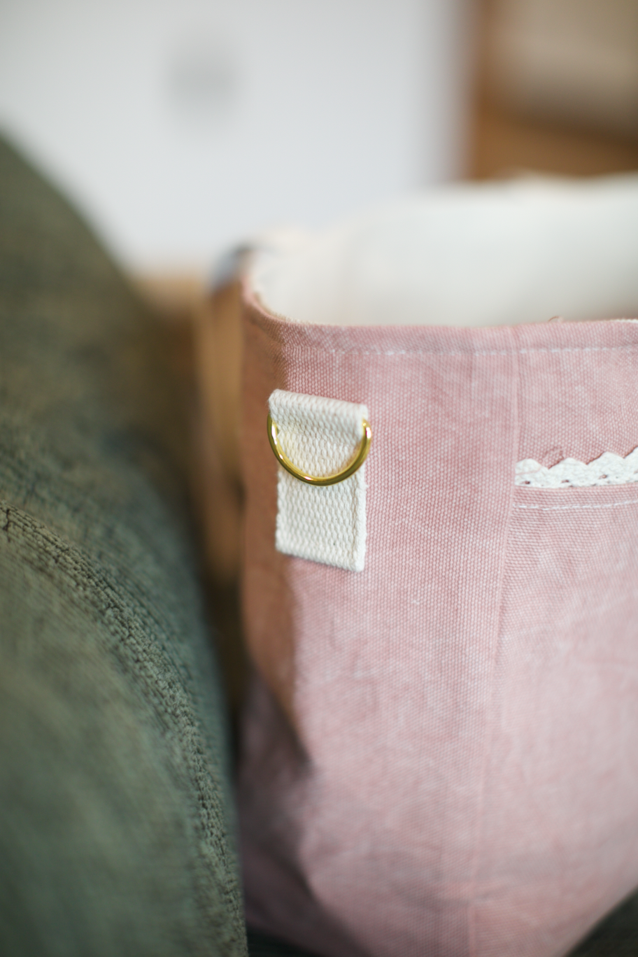 Dusty Rose Planner/Journaling Caddy Tote