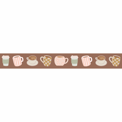 Coffee In My Cup Washi Tape